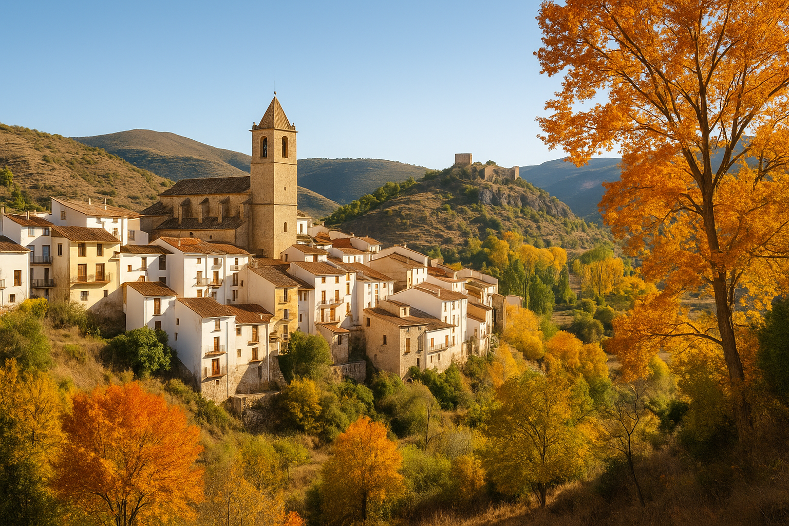 villages Communauté valencienne automne